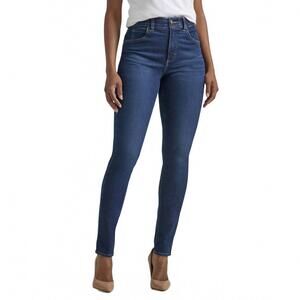 NEW LEE JEANS women's ultra lux skinny jean in dark wash